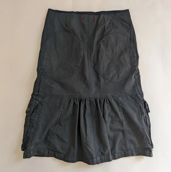 Mayer Peace Collection Utility Pencil Skirt Dark Green Grey Size S - Picture 3 of 10